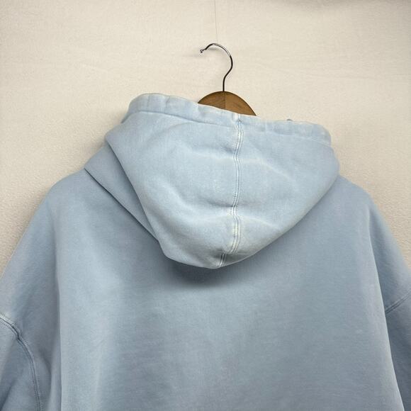 Ninth Hall Fundamentals Sweatshirt Men's XL Blue Boxy Faded Distressed Logo - Picture 15 of 16